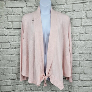Victoria Secret VSX NWT Pink Tie Front Cardigan Sz Large